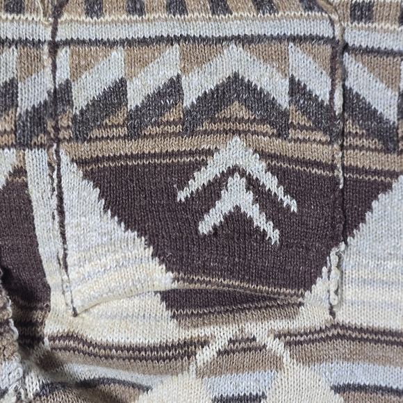 Ralph Lauren Brown and Cream Knit Cardigan - Picture 5 of 10